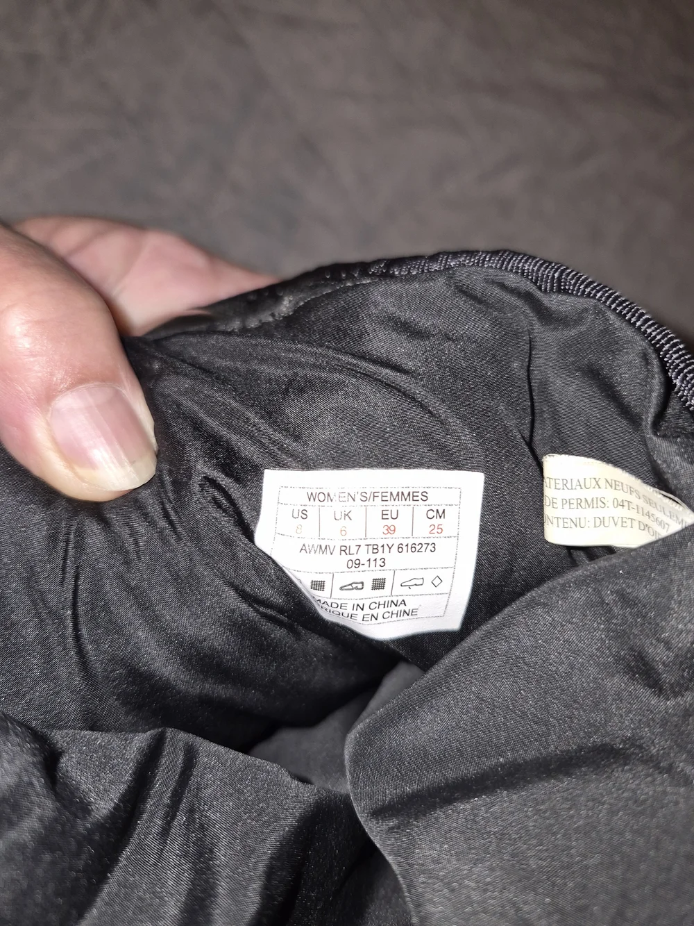 The North Face Black Puffer Winter Boots
